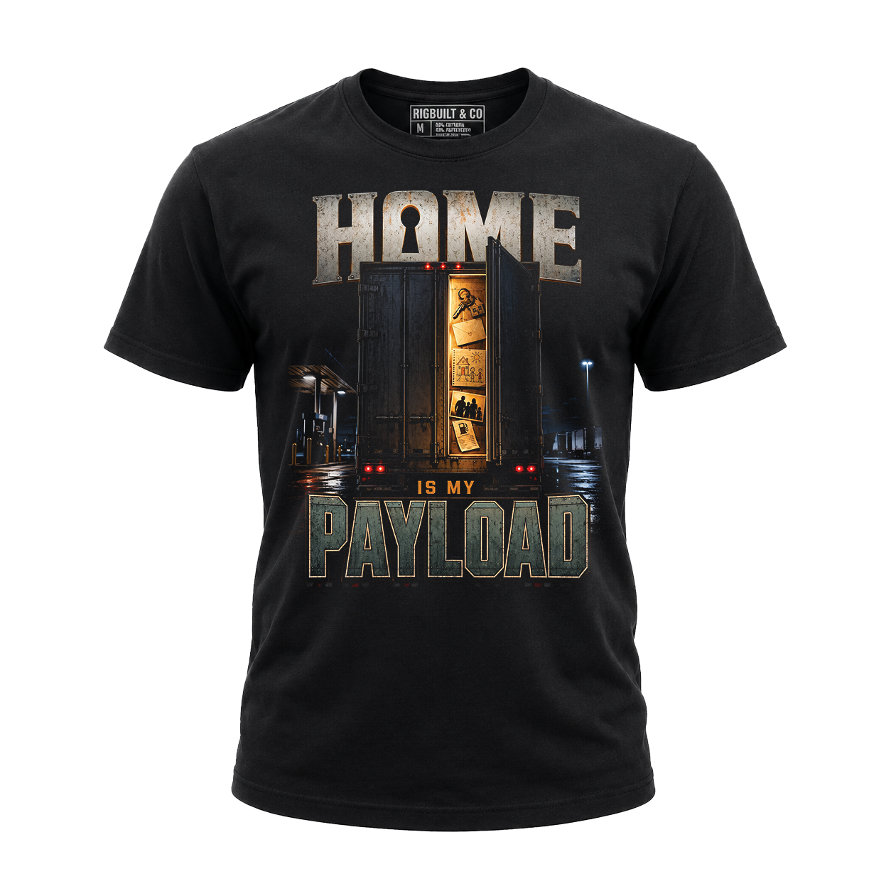 Home Is My Payload - Tee Front