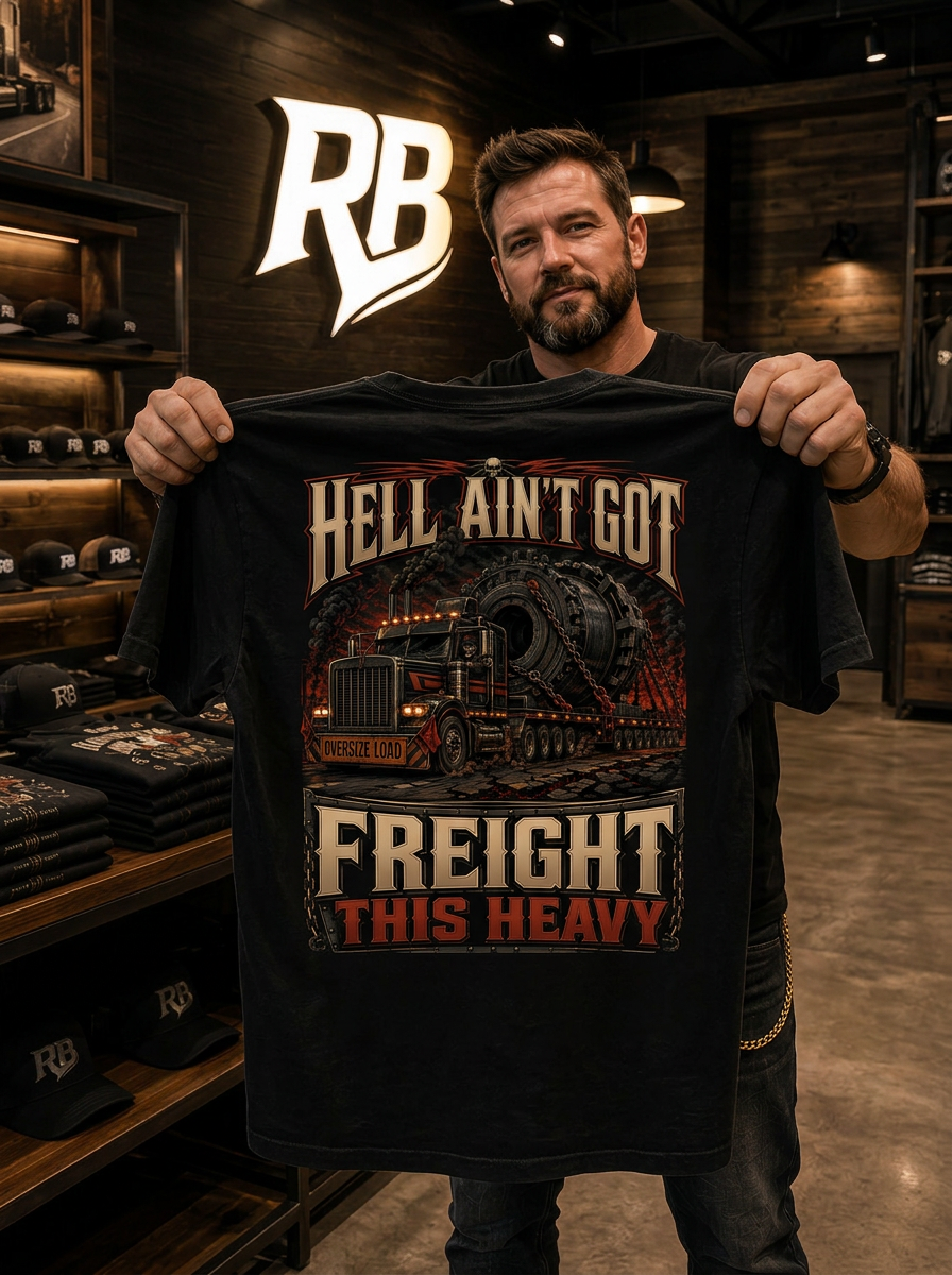 Hell Ain’t Got Freight This Heavy - Tee Back