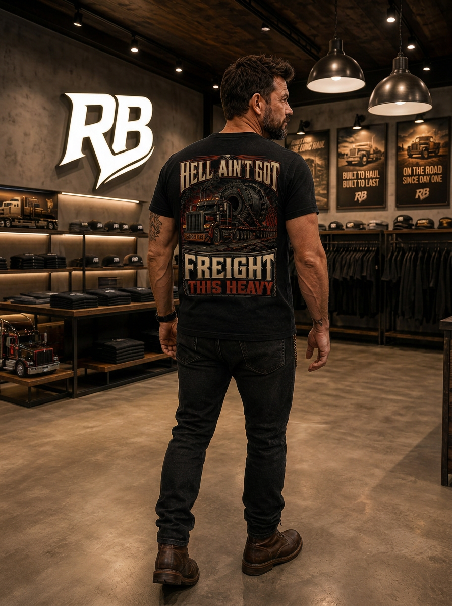 Hell Ain’t Got Freight This Heavy - Tee Back