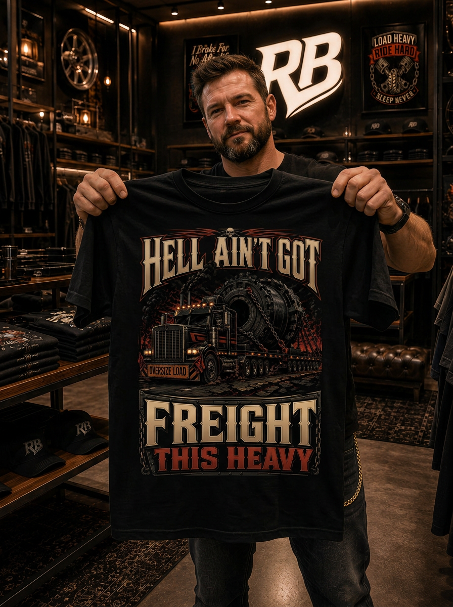 Hell Ain’t Got Freight This Heavy - Tee Front