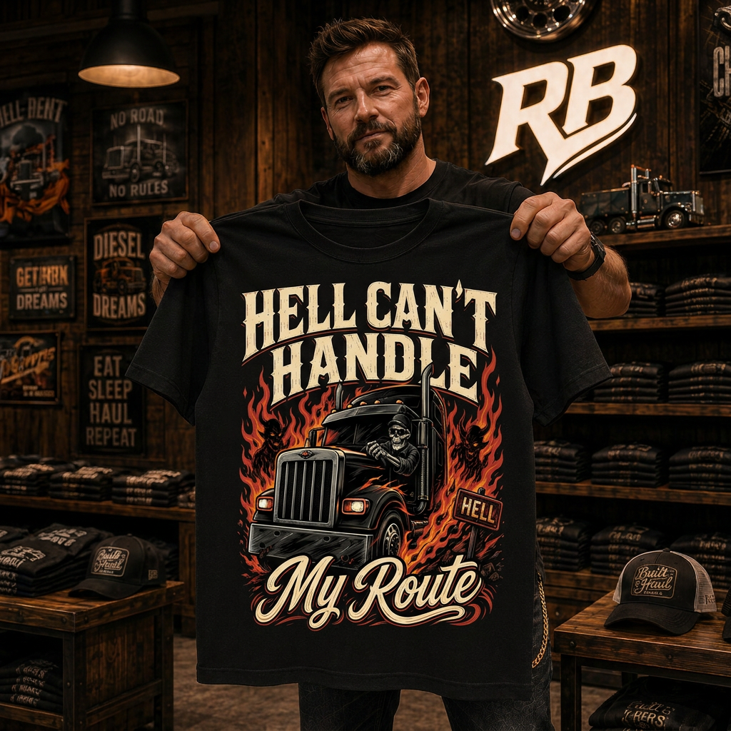 Hell Can’t Handle My Route - Tee Front