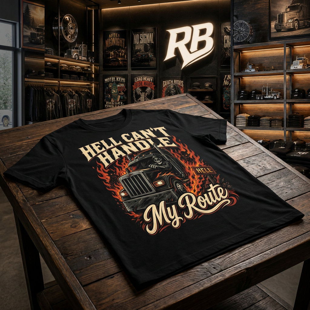 Hell Can’t Handle My Route - Tee Front