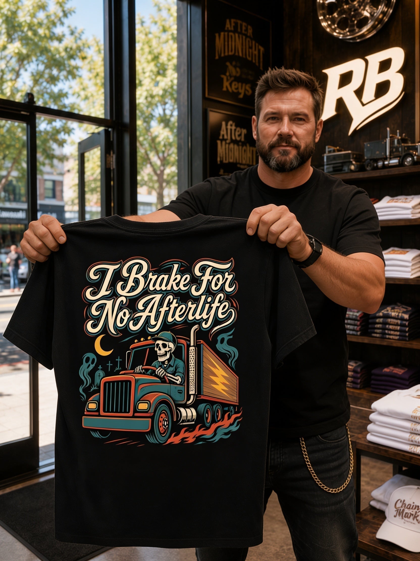 I Brake For No Afterlife - Tee Back