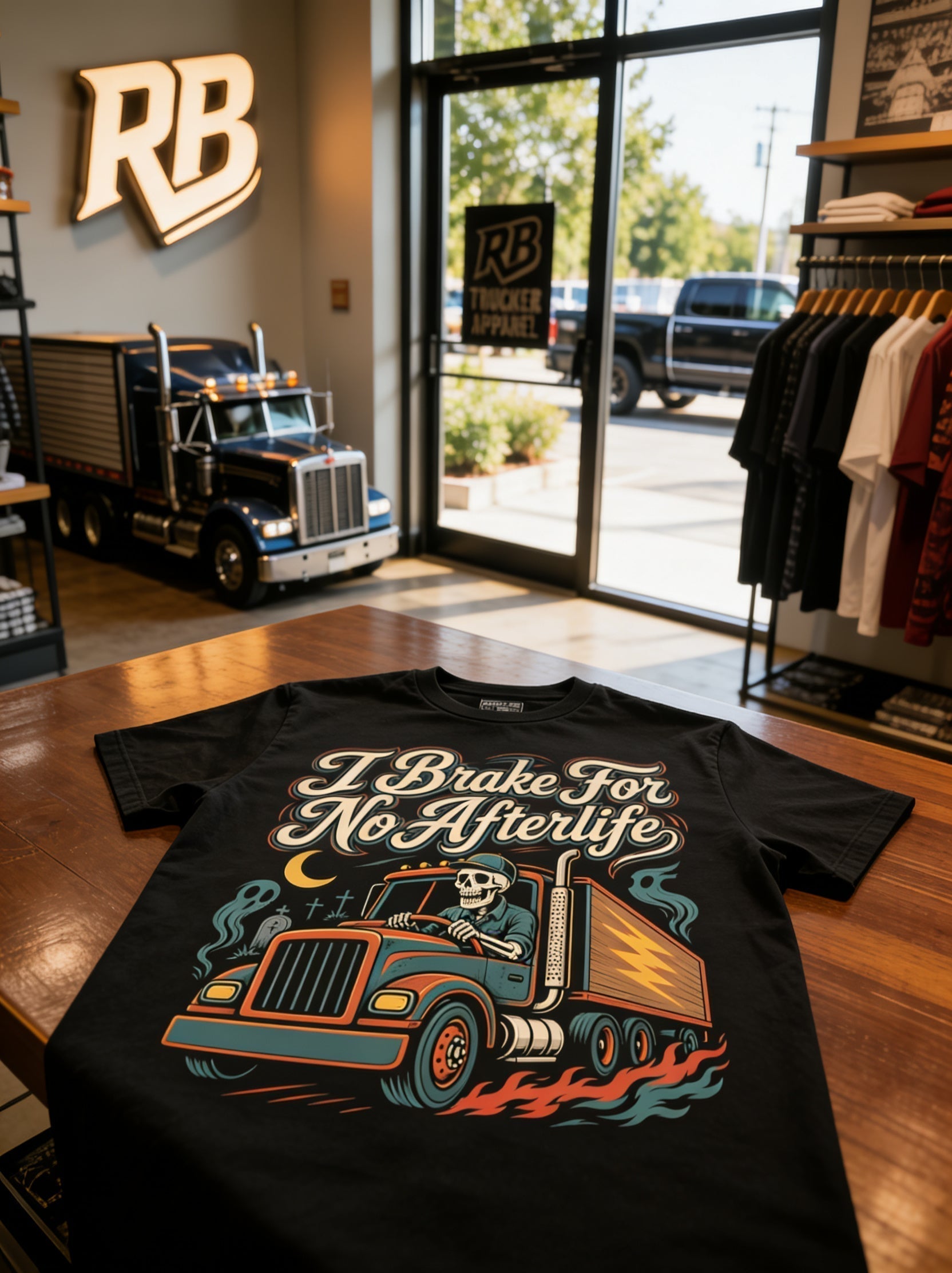 I Brake For No Afterlife - Tee Front