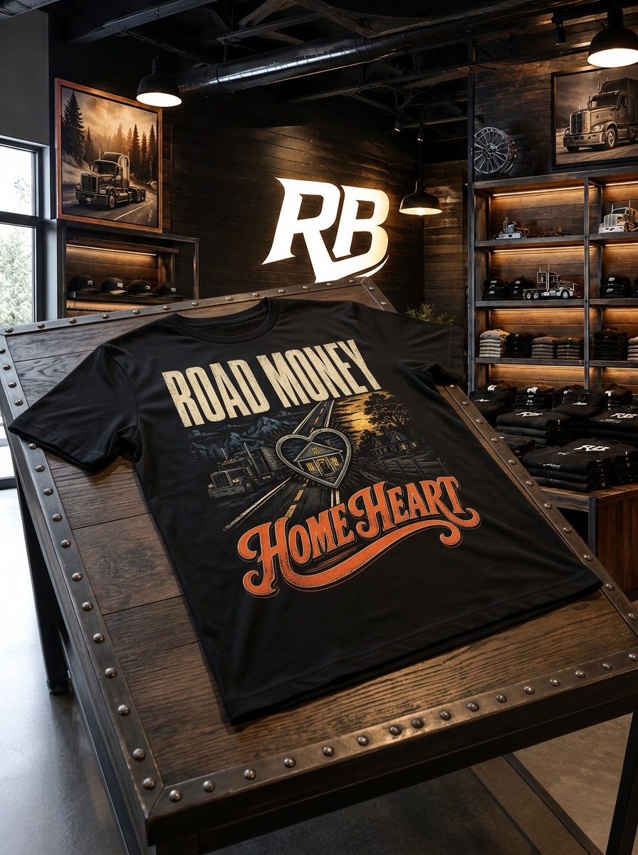 Road Money Home Heart - Tee Front
