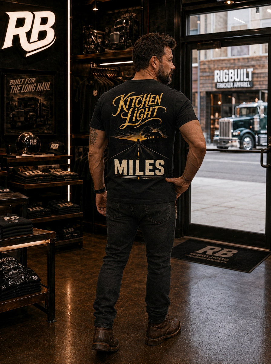 Kitchen Light Miles - Tee Front Back