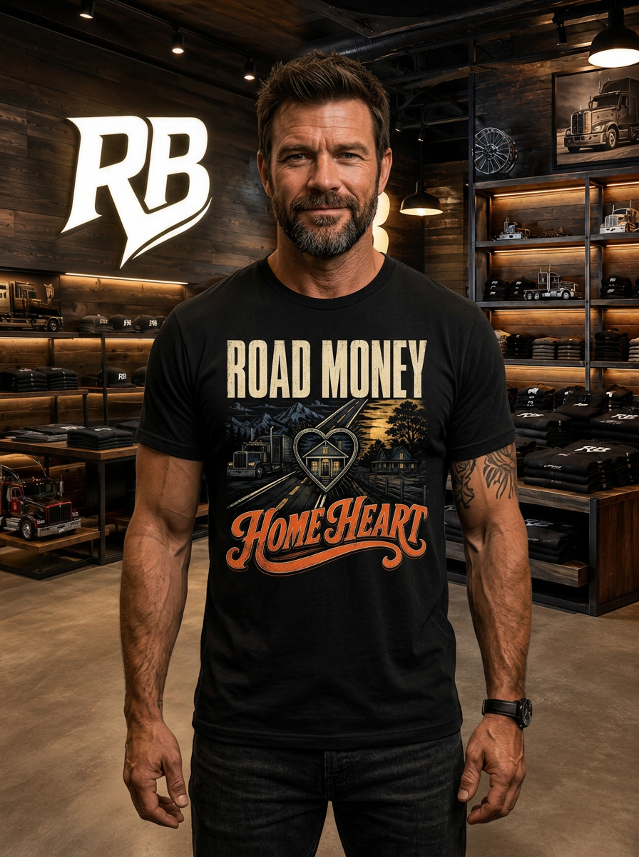 Road Money Home Heart - Tee Front