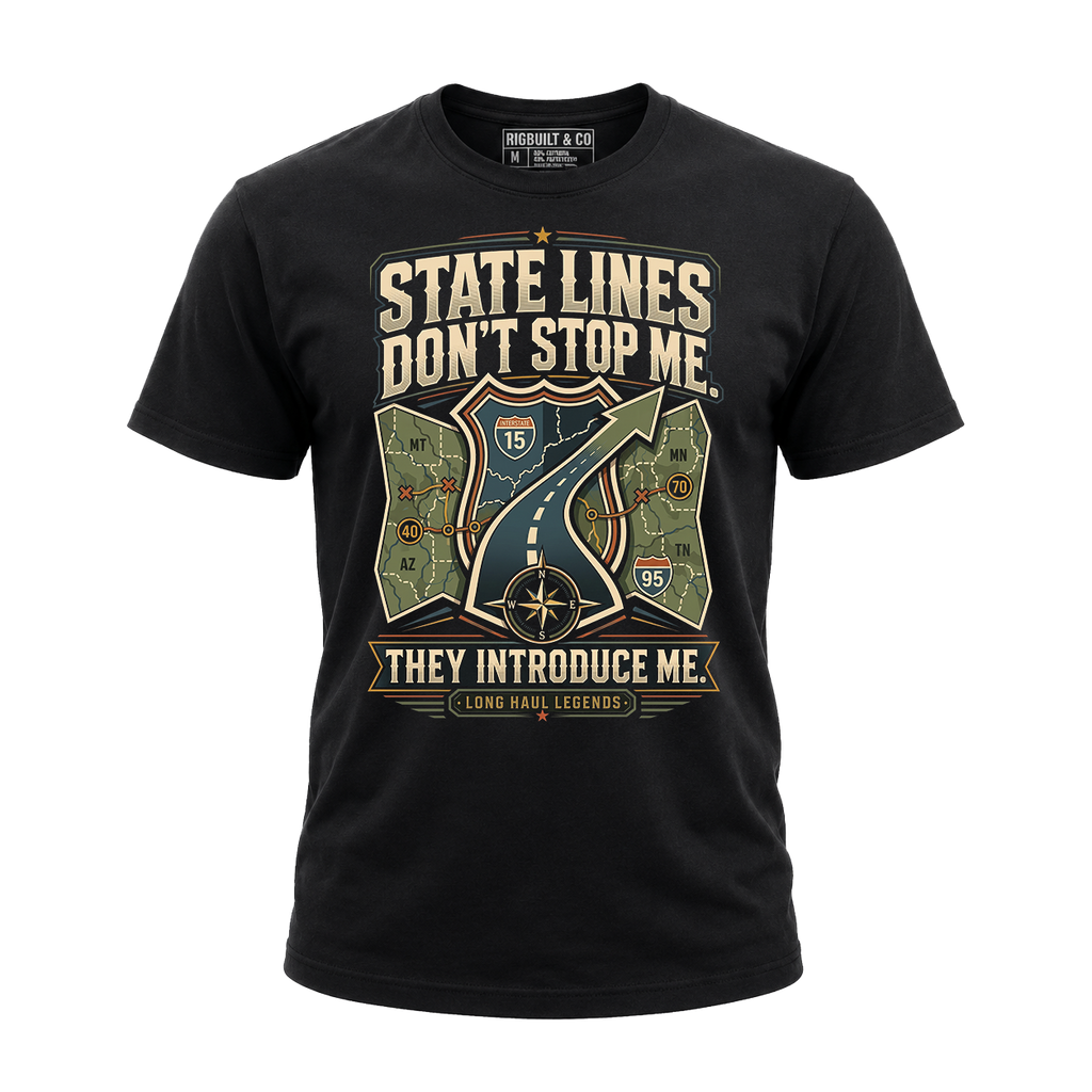 State Lines Don’t Stop Me – Tee Front