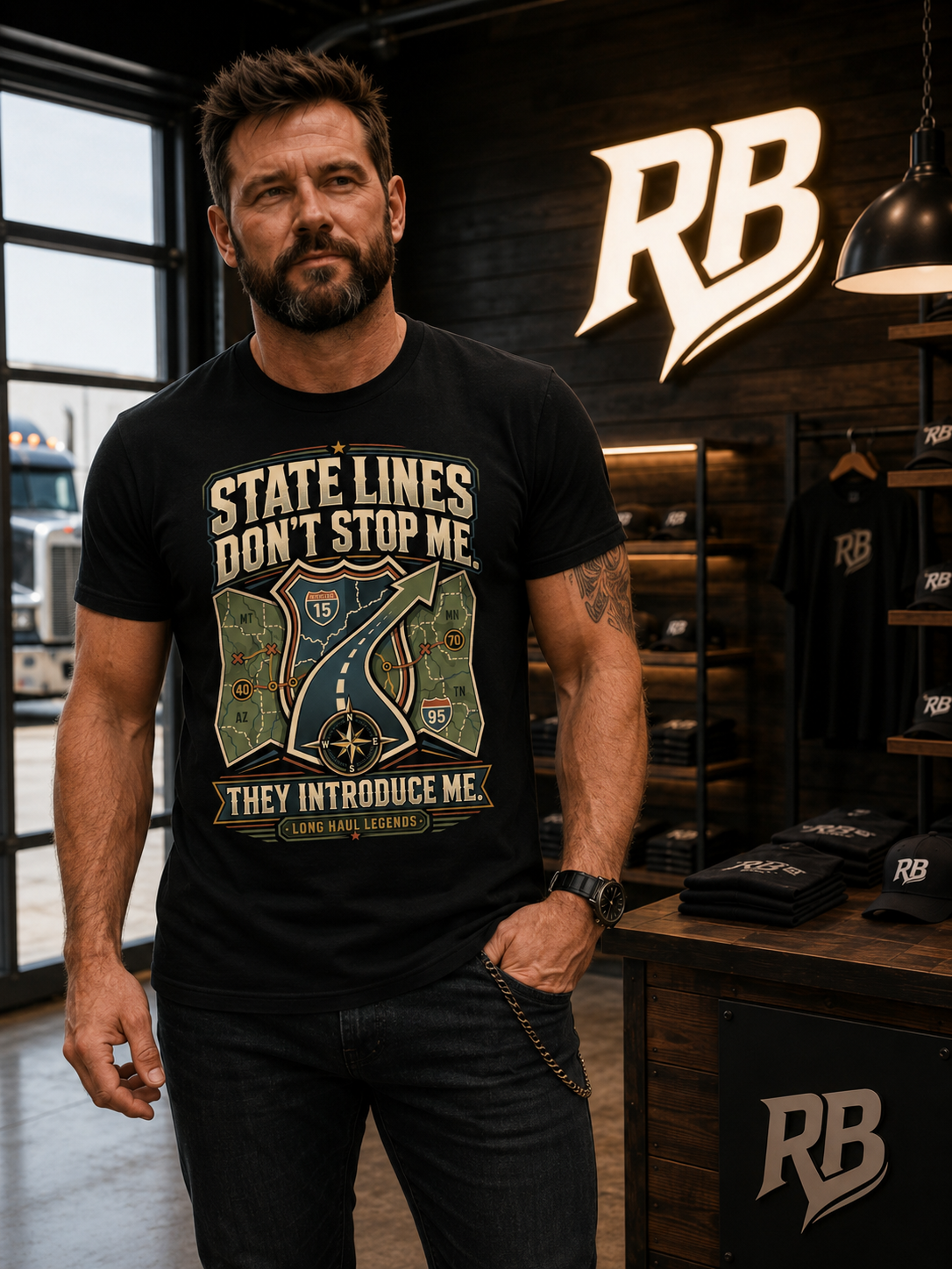 State Lines Don’t Stop Me – Tee Front