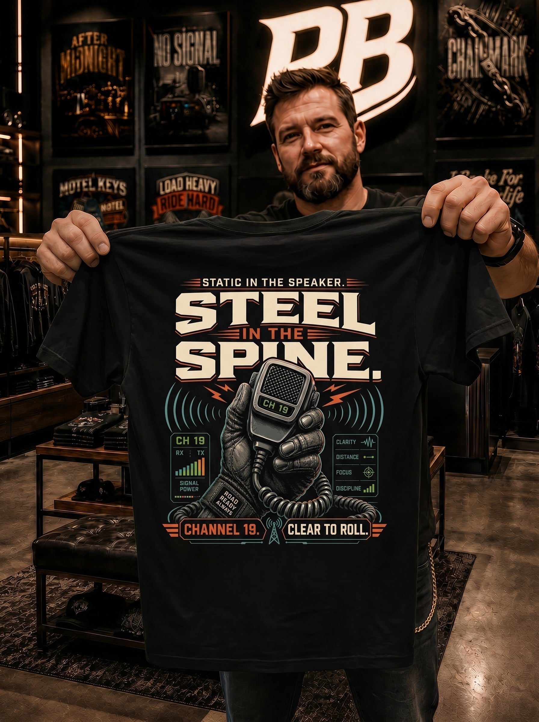Steel In The Spine – Tee Back