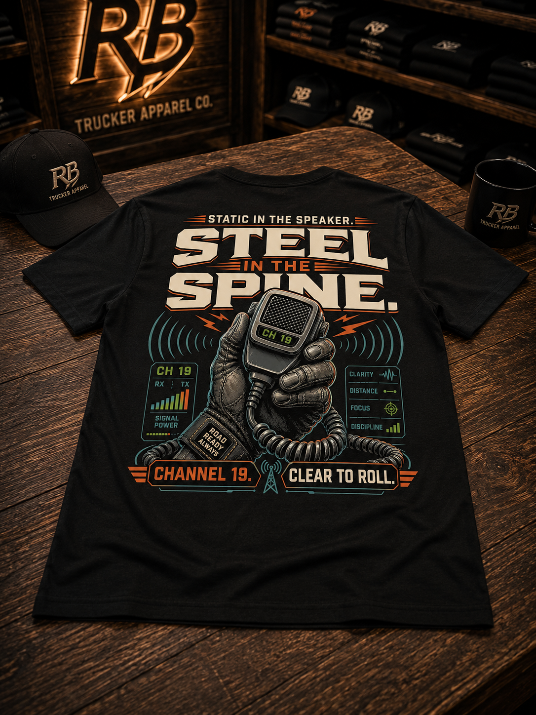 Steel In The Spine – Tee Back