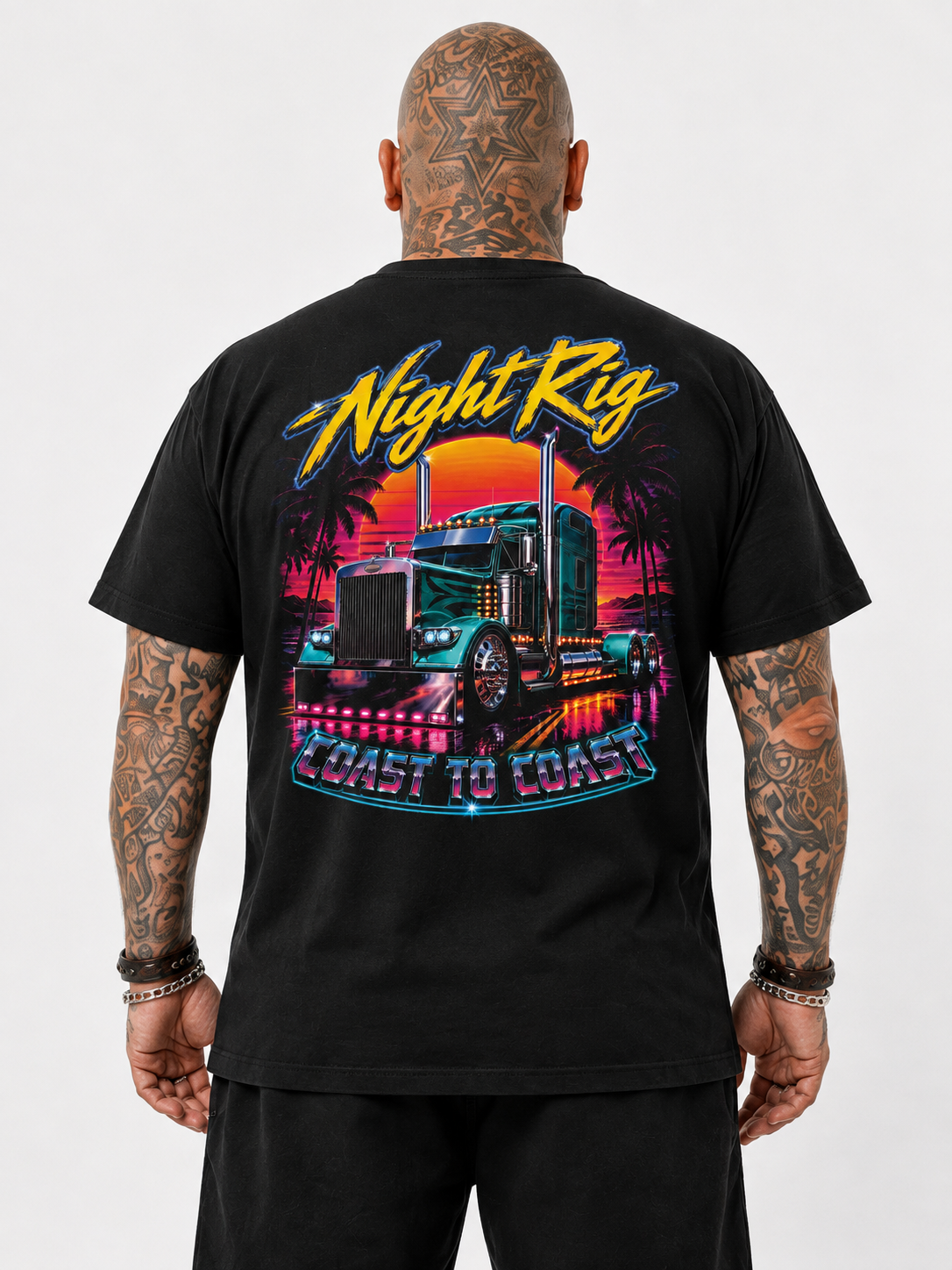 Night Rig. Coast To Coast - Tee Back