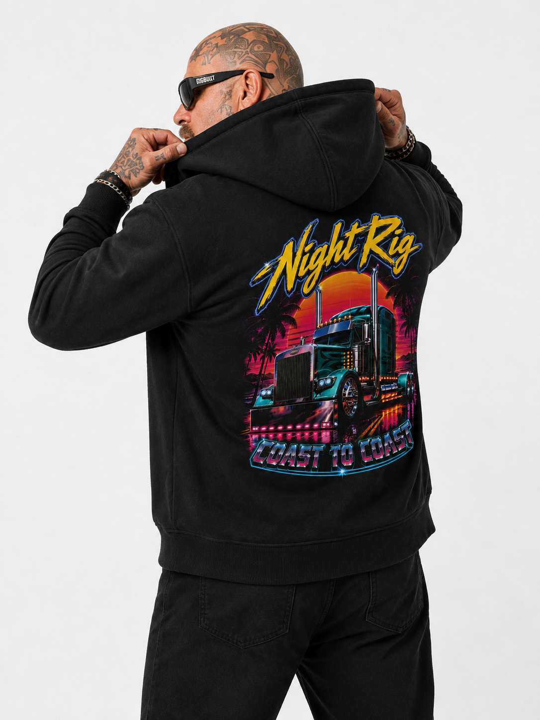 Night Rig. Coast To Coast - Hoodie
