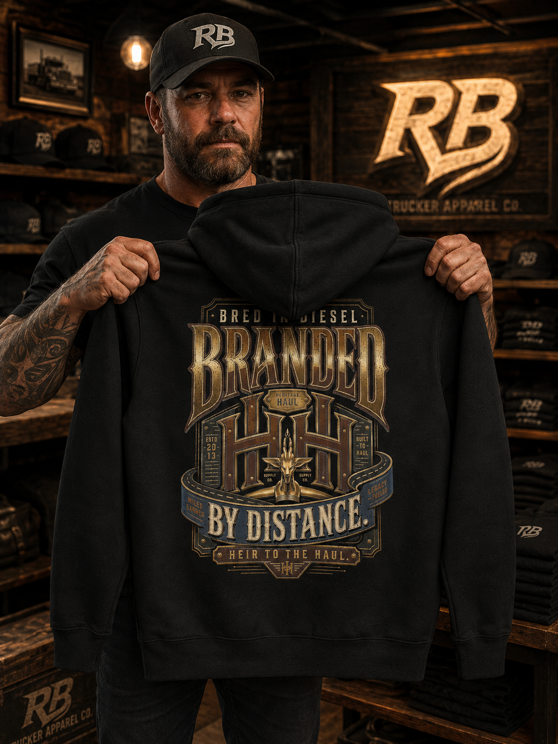 Branded By Distance – Hoodie