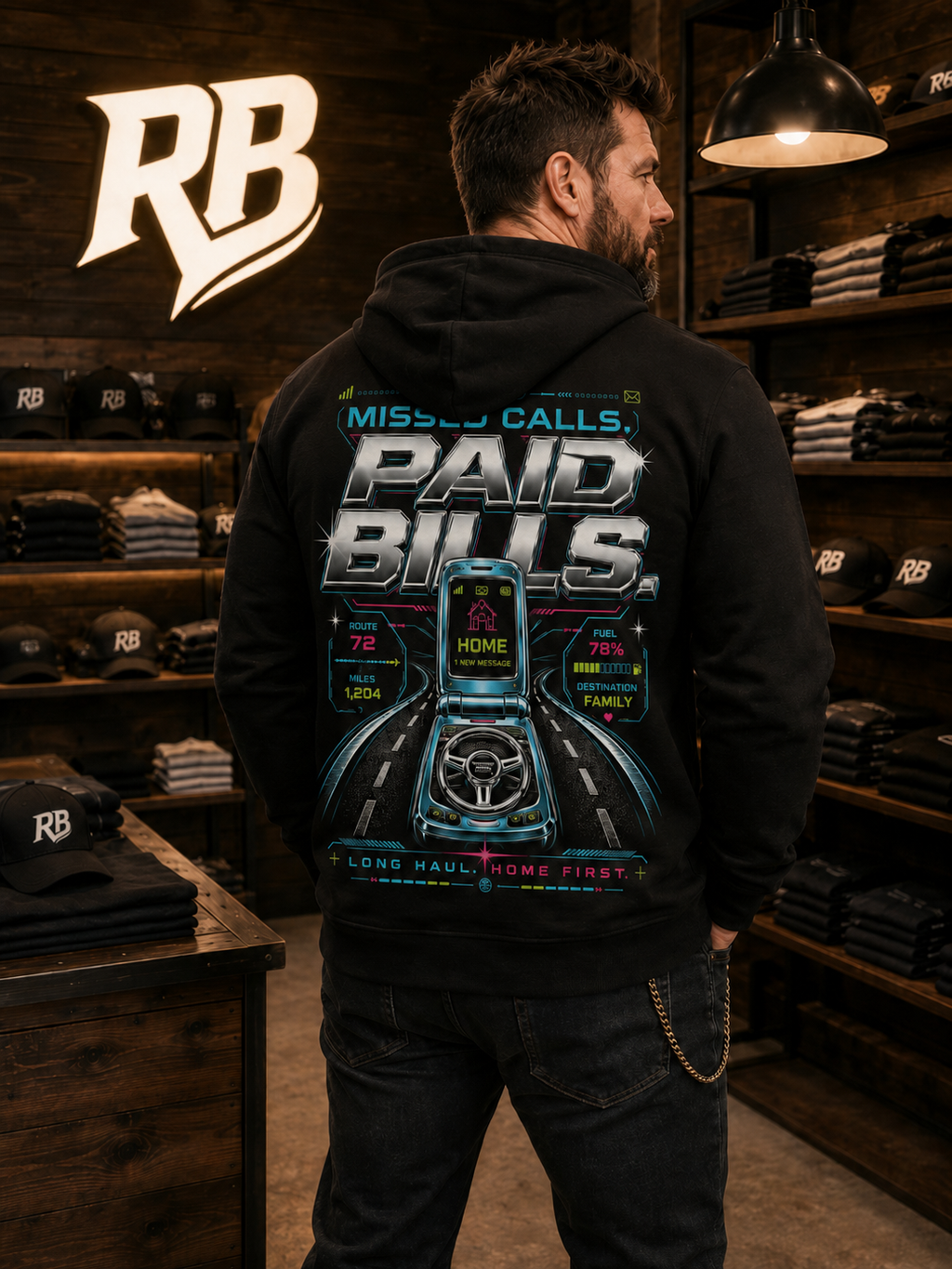 Missed Calls Paid Bills – Hoodie