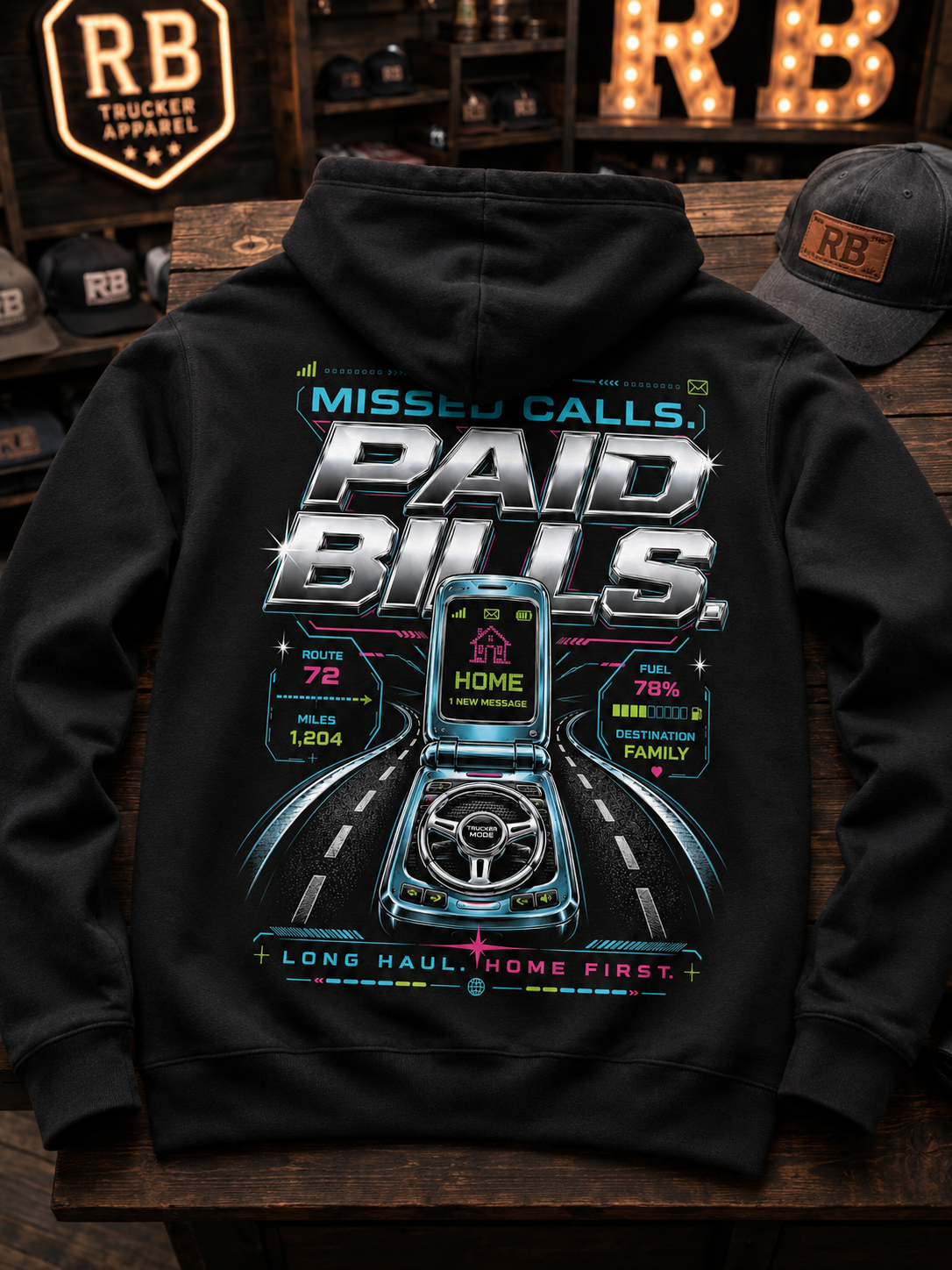 Missed Calls Paid Bills – Hoodie