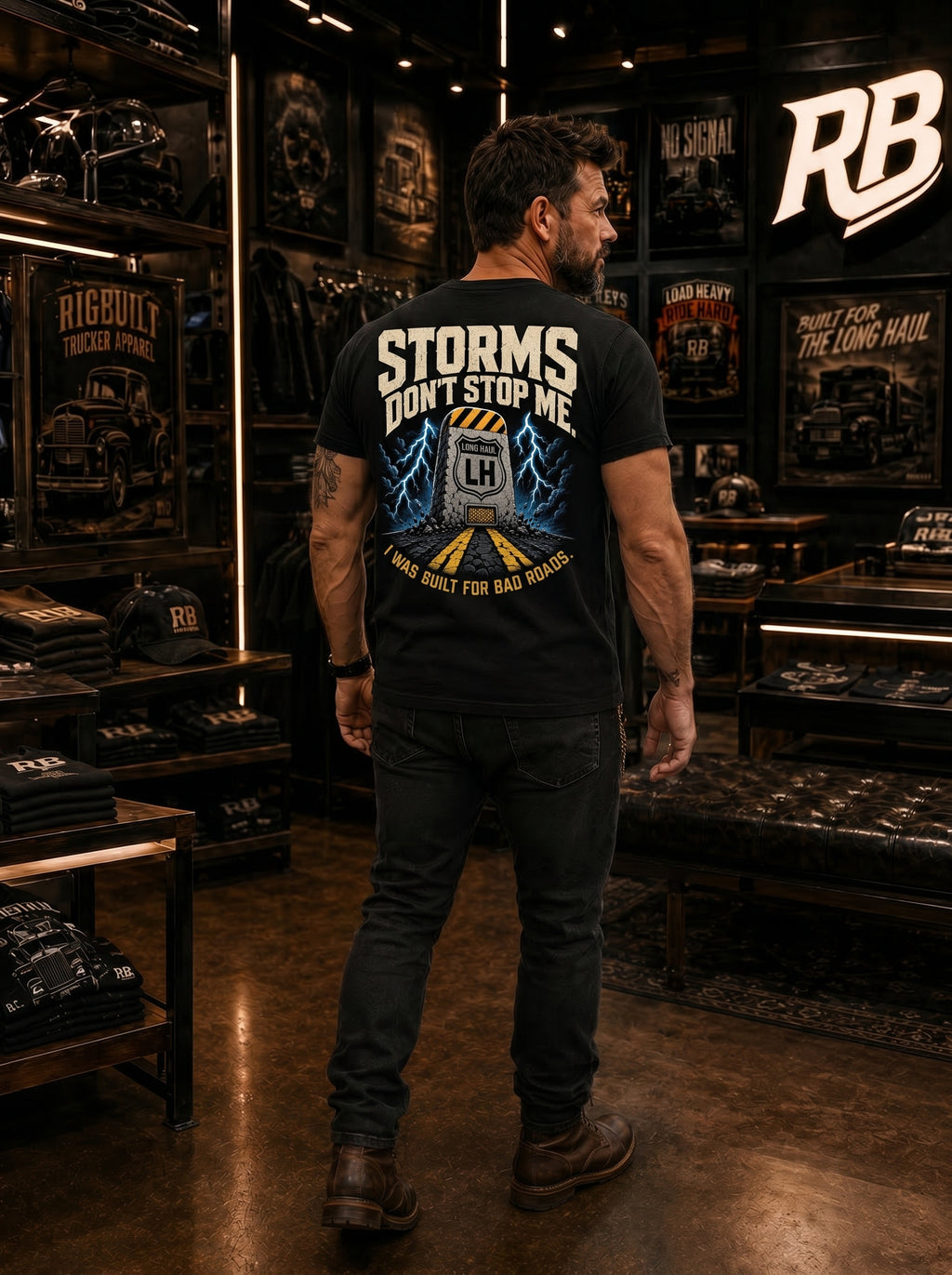 Storms Don’t Stop Me – Tee Back