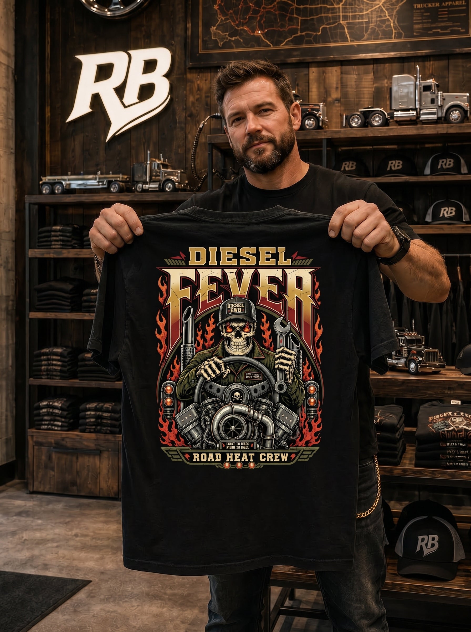 Diesel Fever - Tee Front Back