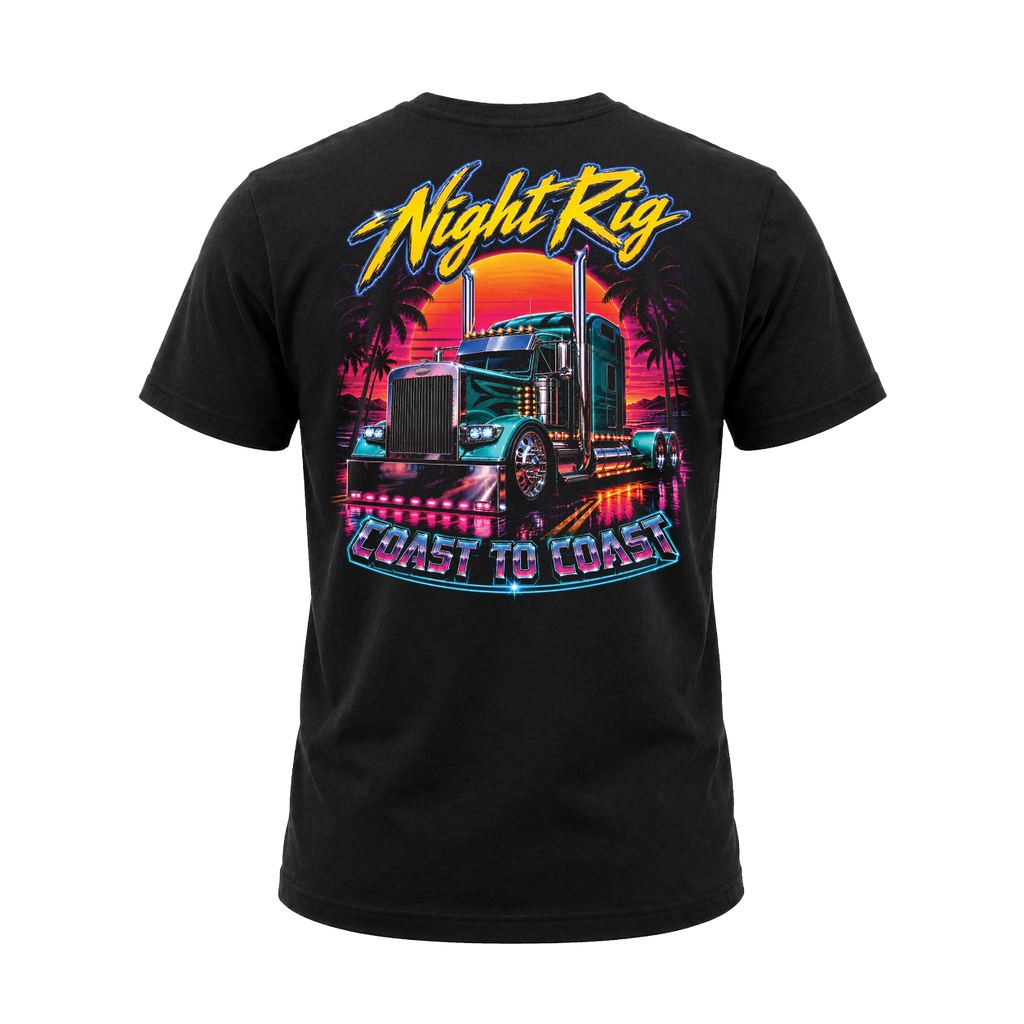 Night Rig. Coast To Coast - Tee Back