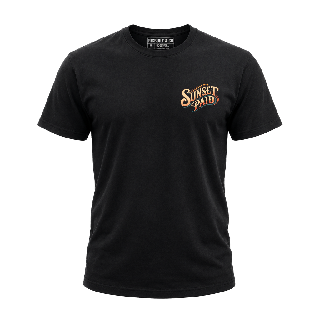 Sunset Paid - Tee Front Back