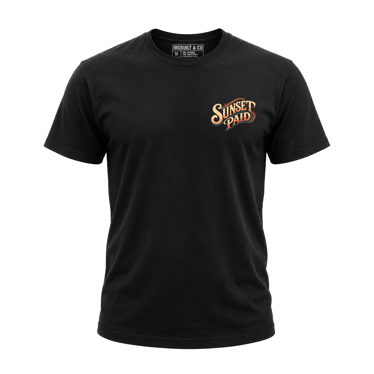 Sunset Paid - Tee Front Back