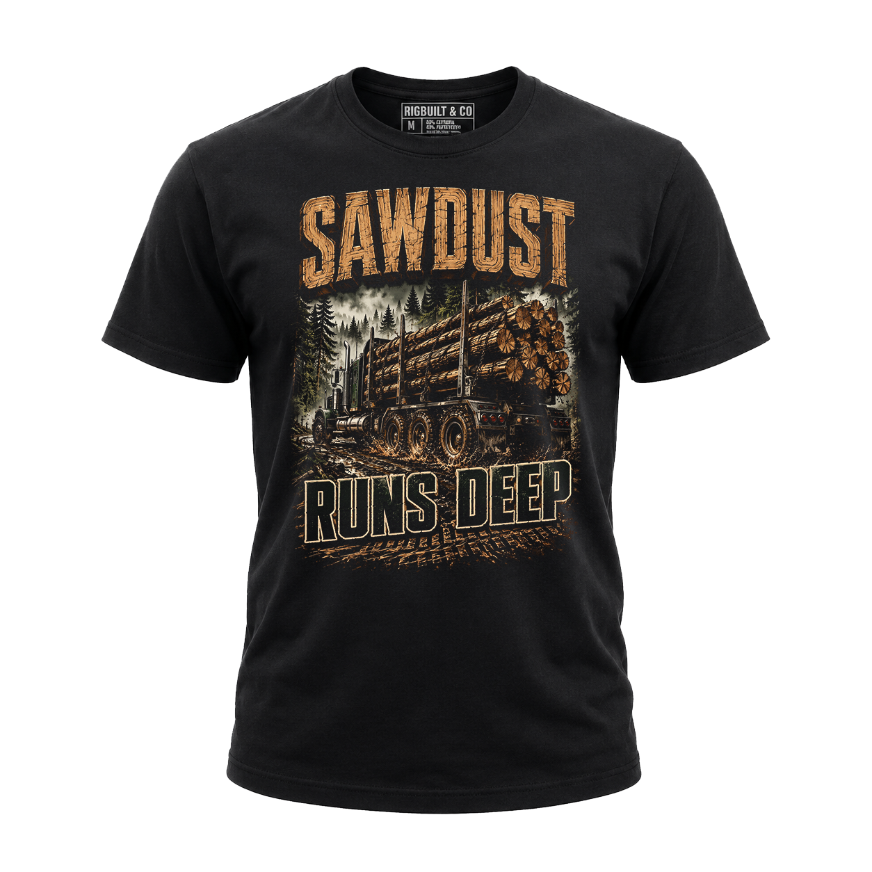 Sawdust Runs Deep - Tee Front