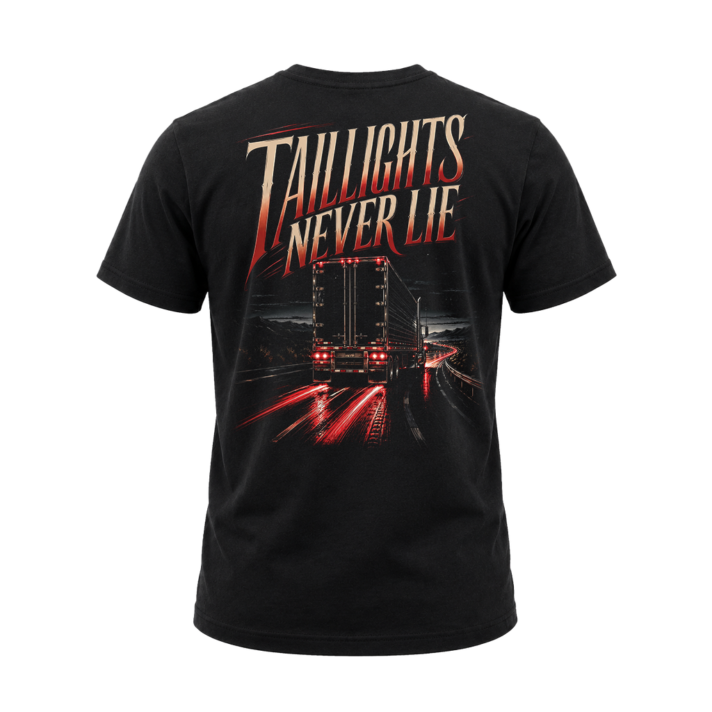 Taillights Never Lie - Tee Front Back