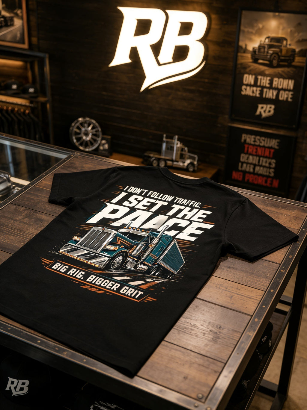 I Don’t Follow Traffic I Set The Pace – Tee Front Back