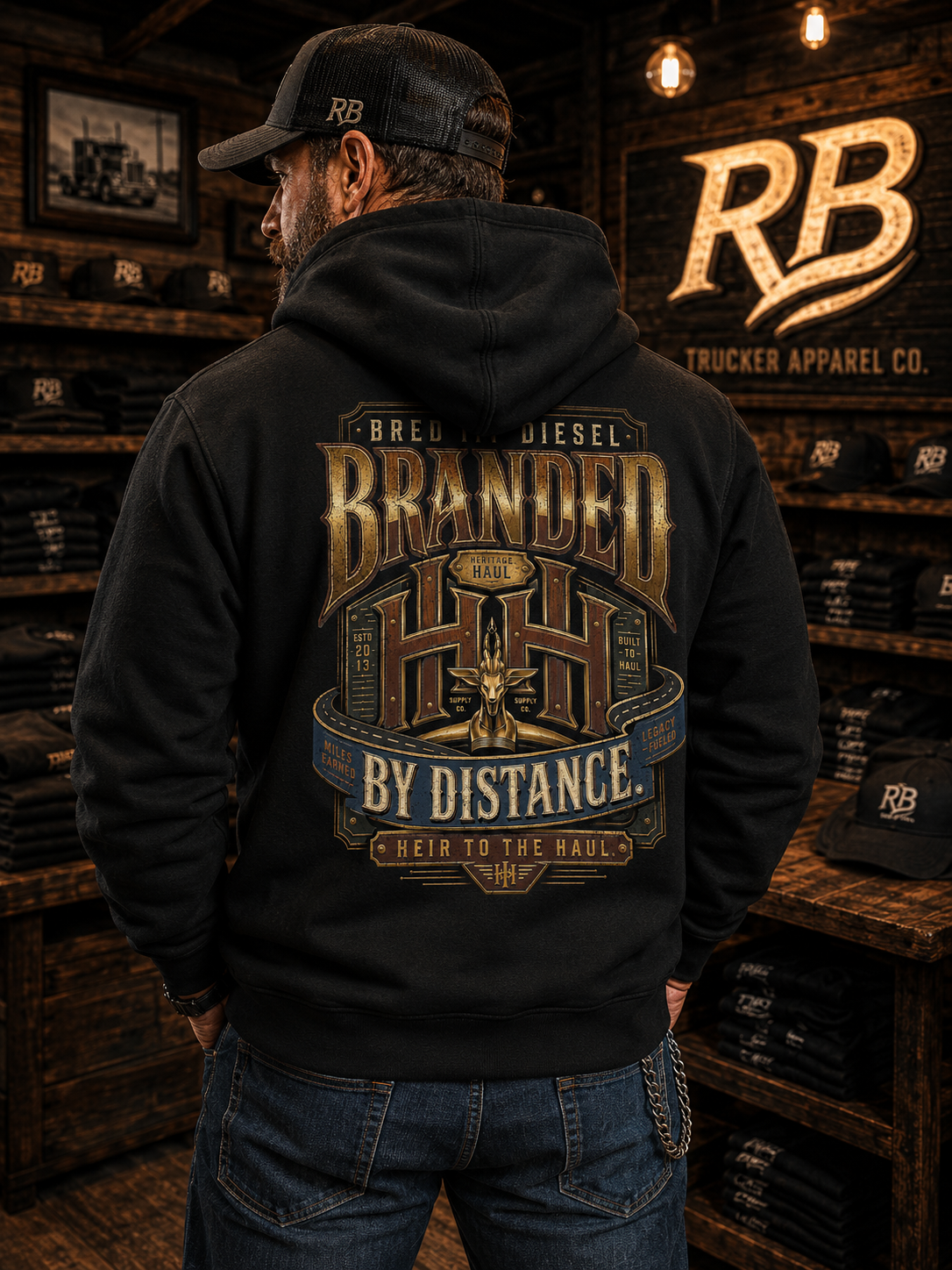 Branded By Distance – Hoodie