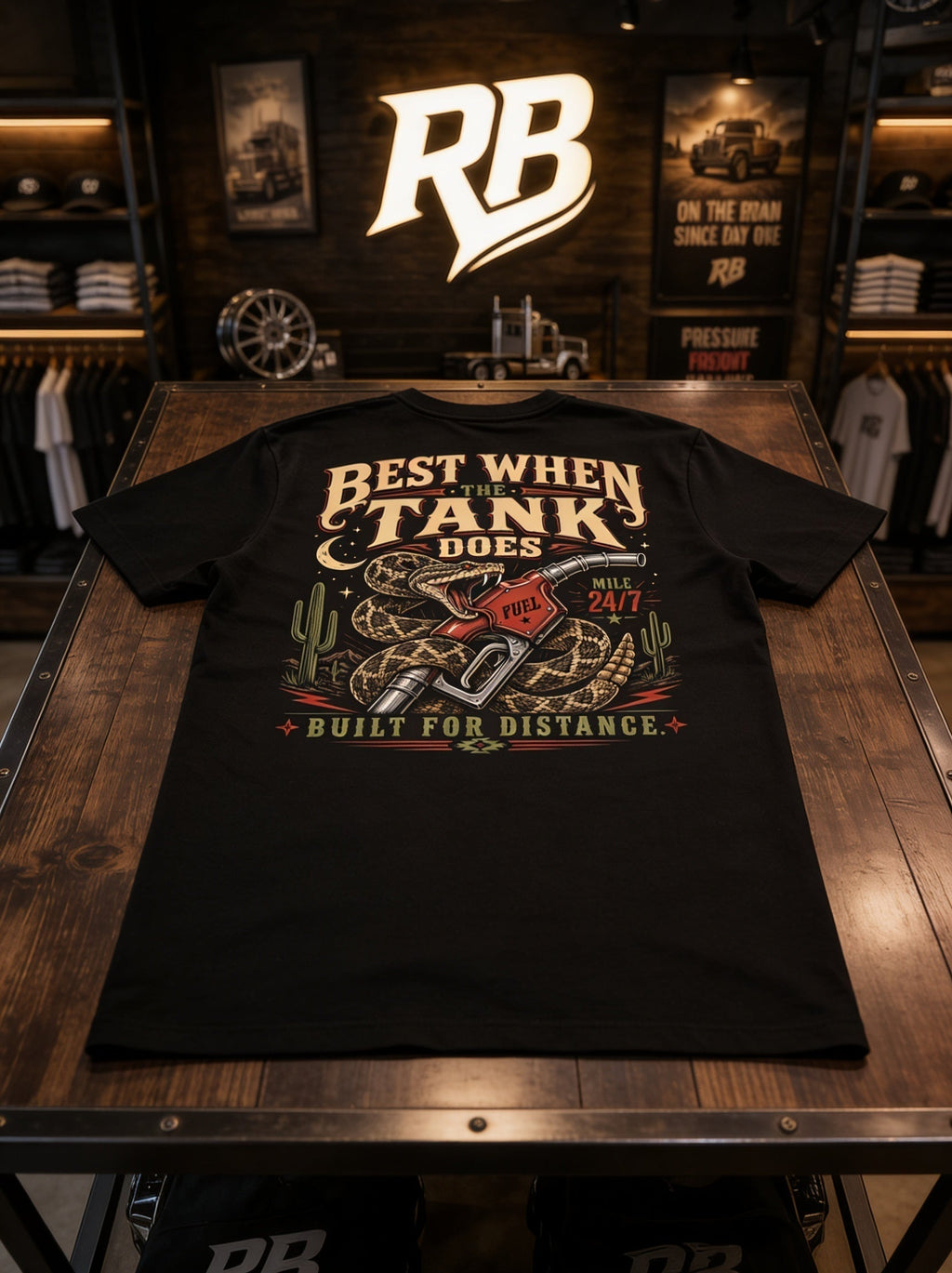 Best When The Tank Does - Tee Back