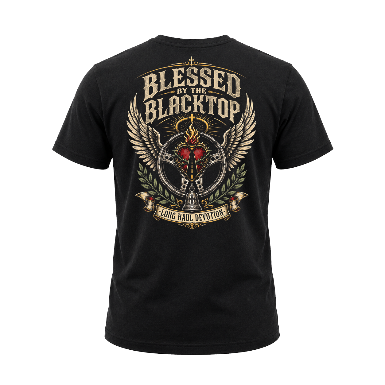 Blessed By The Blacktop - Tee Back
