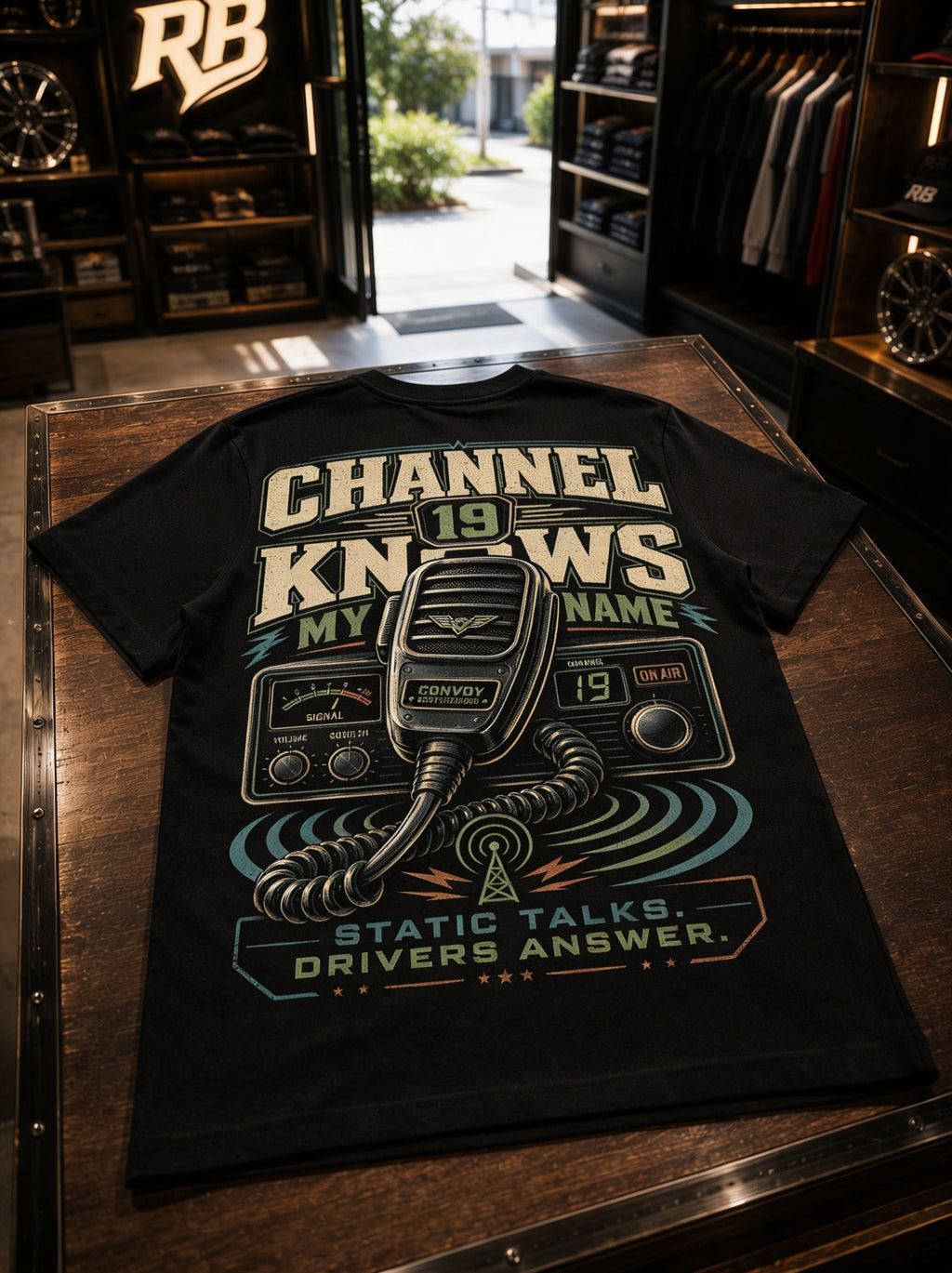 Channel 19 Knows My Name – Tee Front Back
