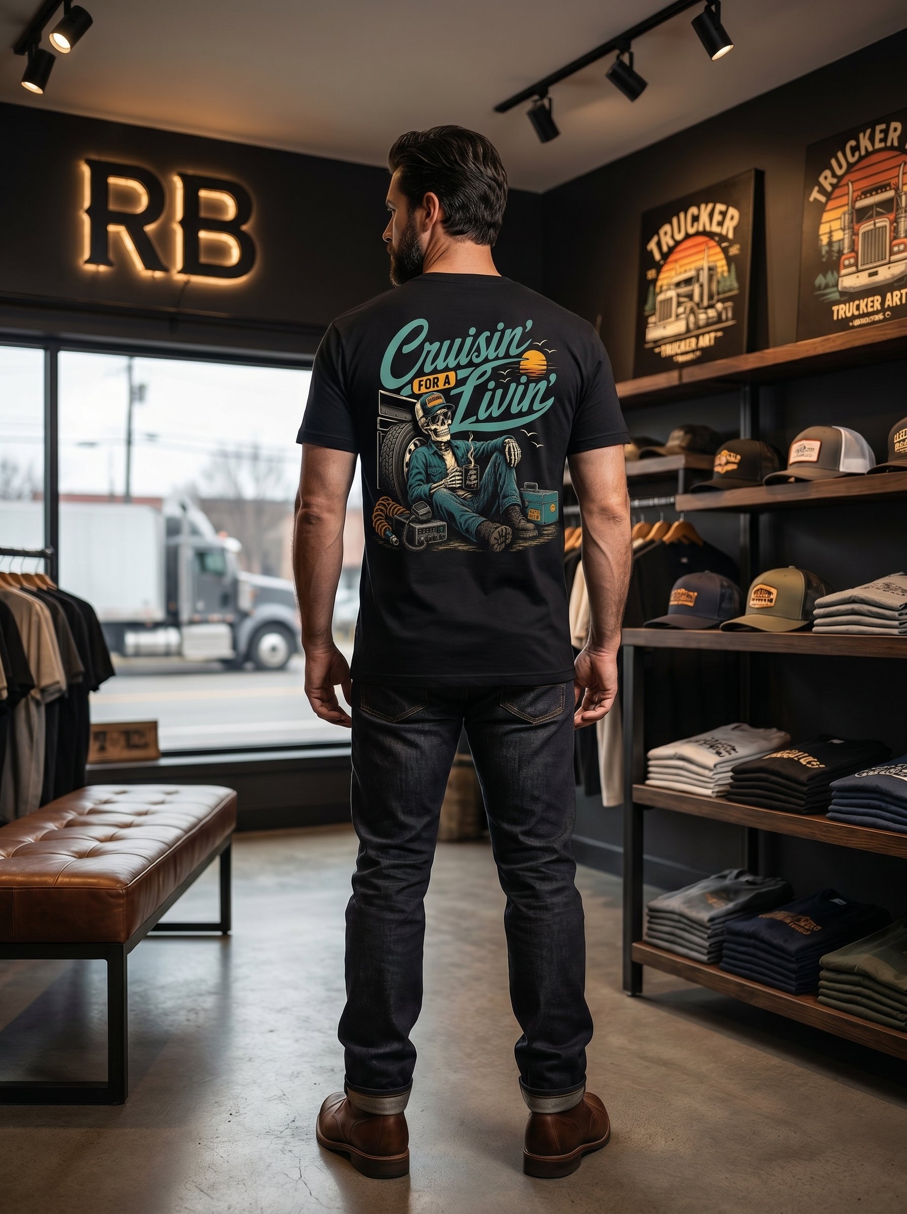 Cruisin’ For A Livin’ - Tee Back