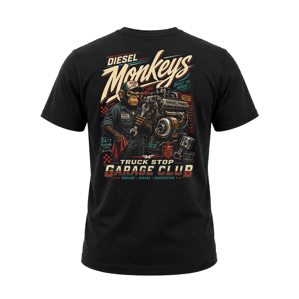 Diesel Monkeys – Tee Front Back