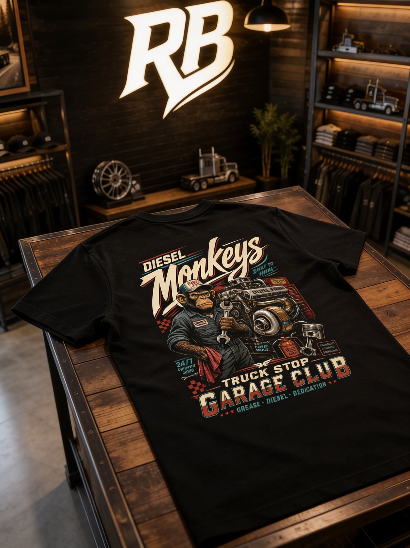 Diesel Monkeys – Tee Back