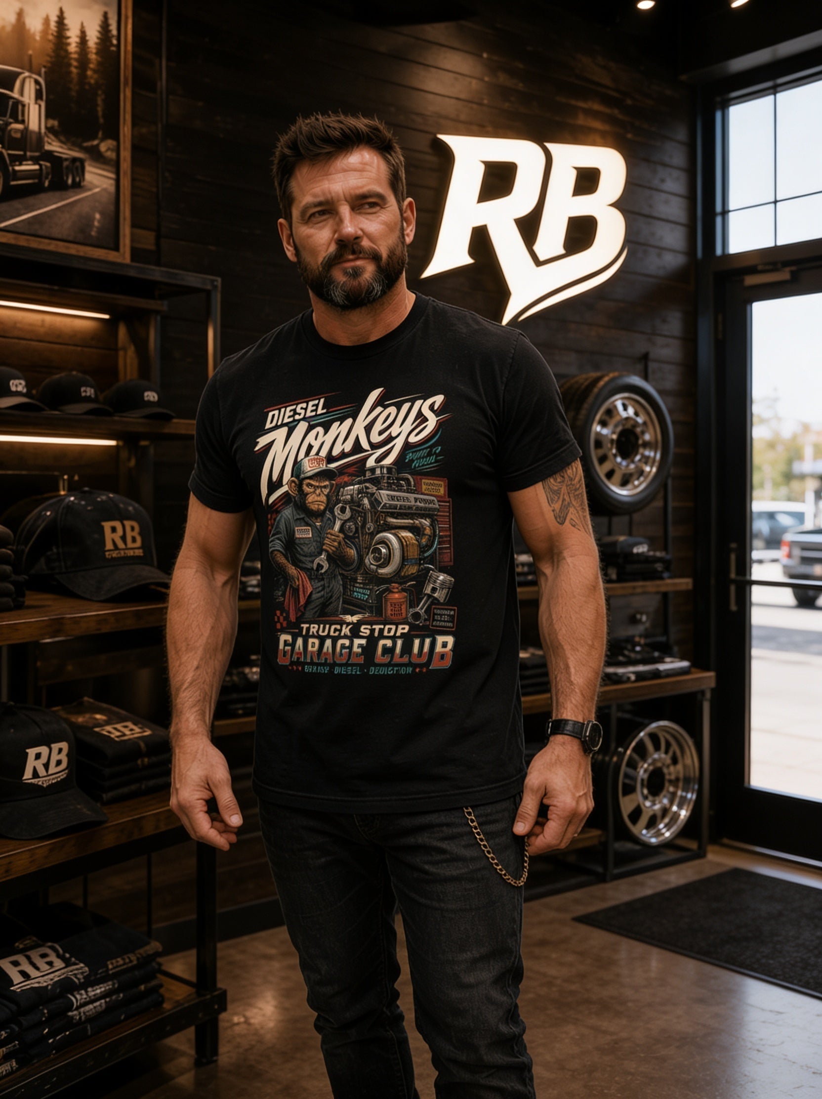 Diesel Monkeys – Tee Front