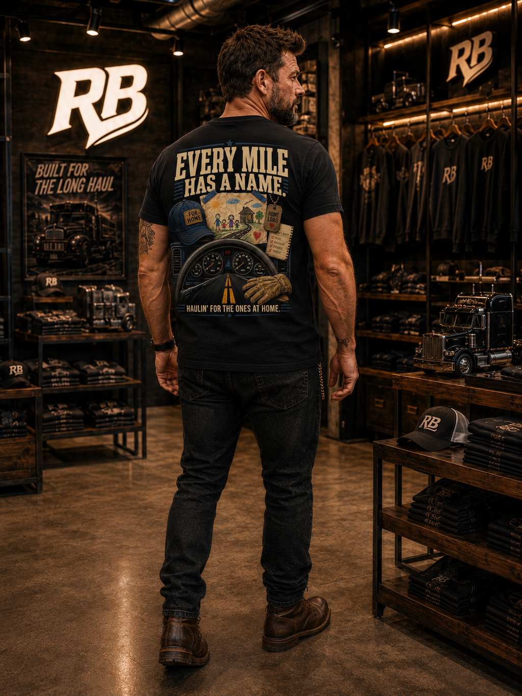 Every Mile Has A Name – Tee Front Back