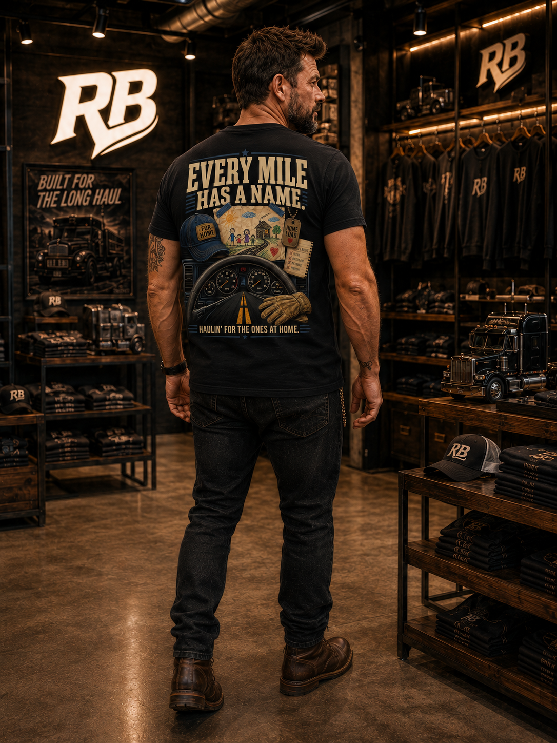 Every Mile Has A Name – Tee Front Back