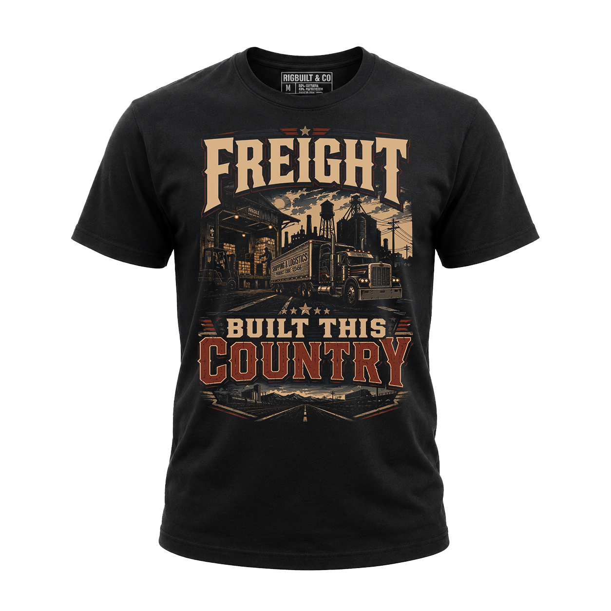 Freight Built This Country - Tee Front
