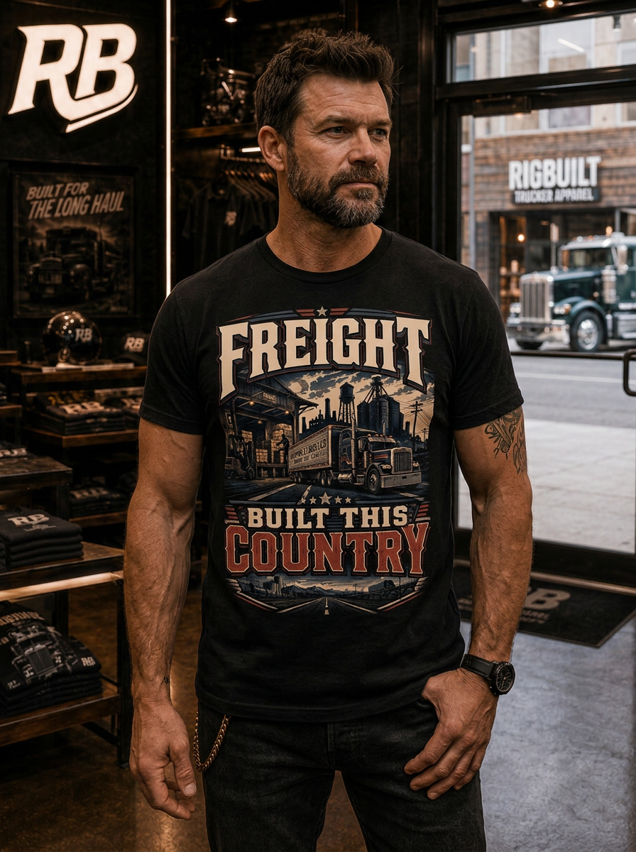 Freight Built This Country - Tee Front
