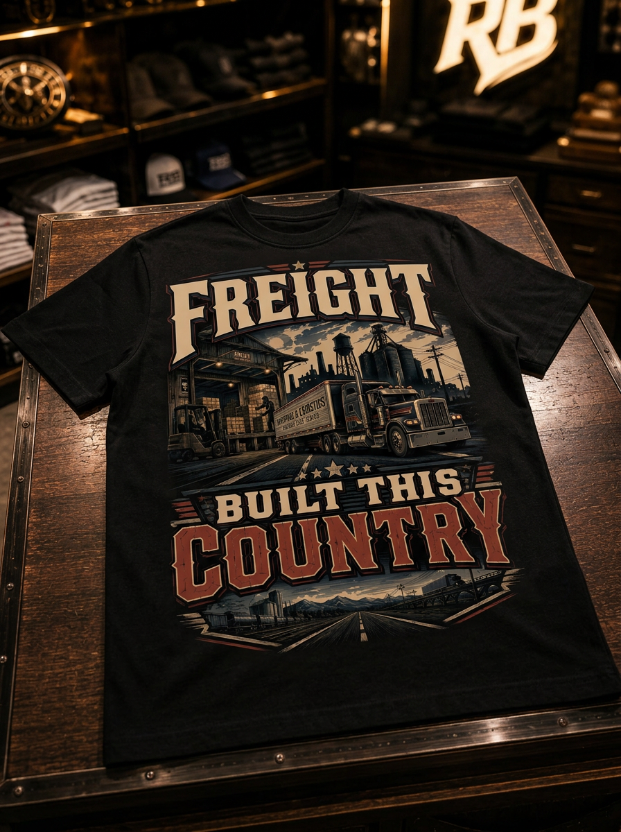 Freight Built This Country - Tee Front