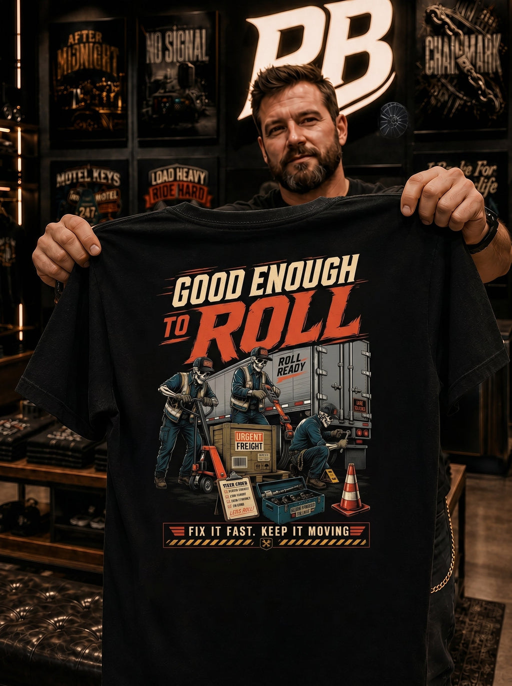 Good Enough To Roll – Tee Front Back