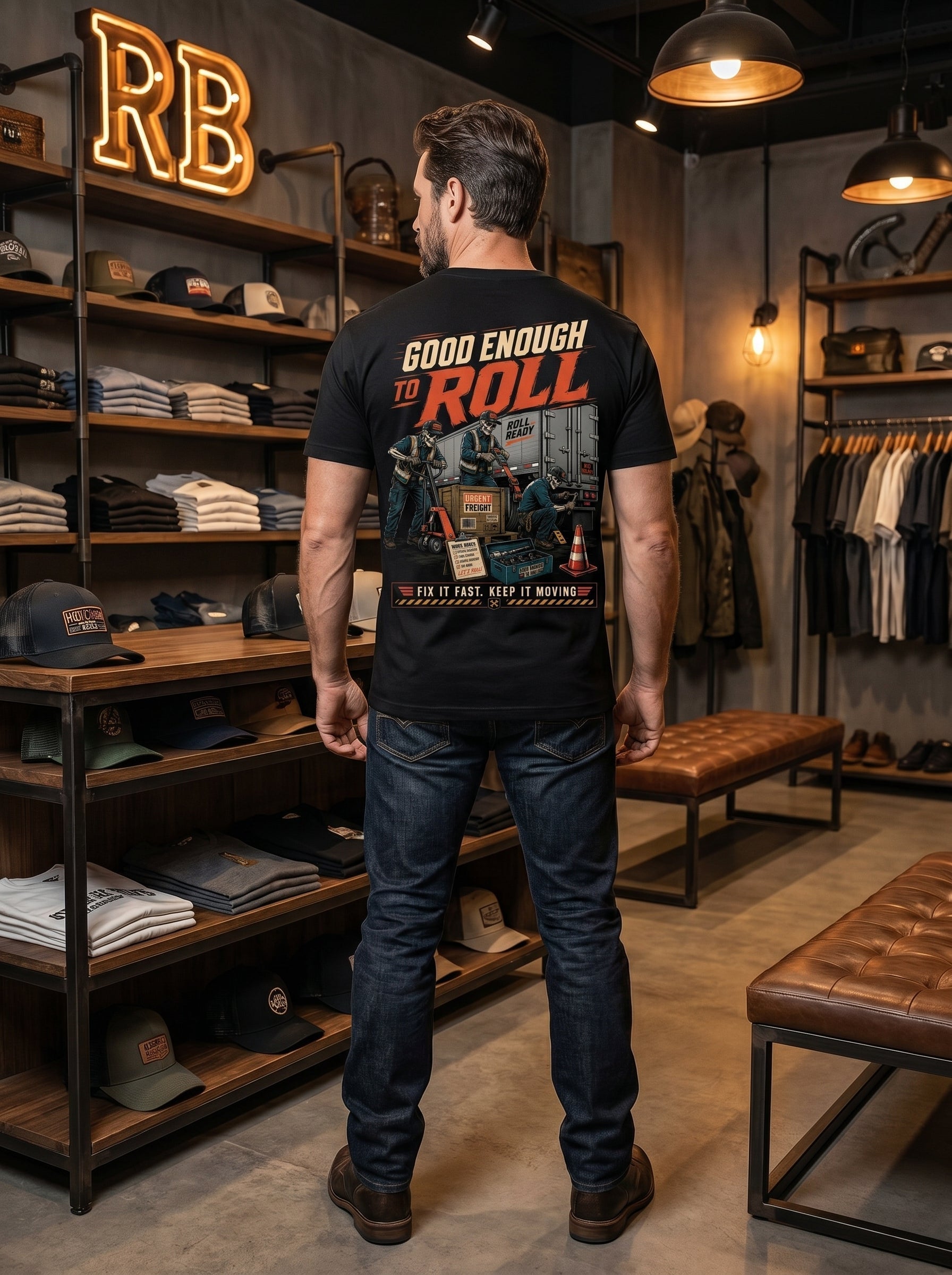 Good Enough To Roll – Tee Front Back