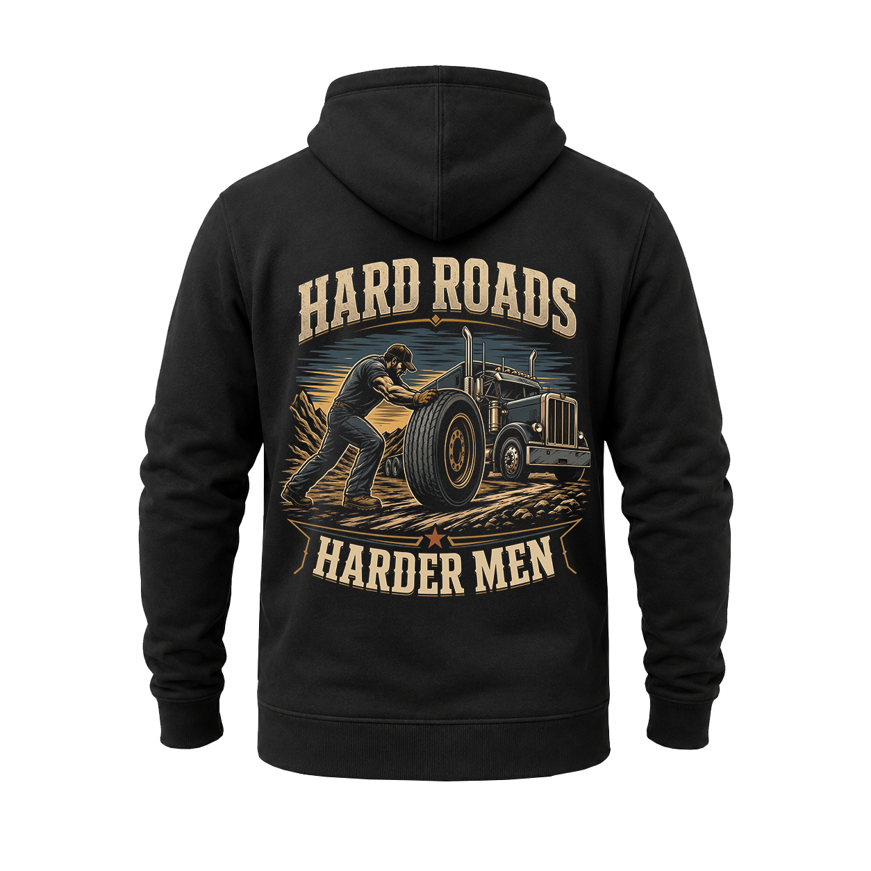 Hard Roads Harder Men – Hoodie