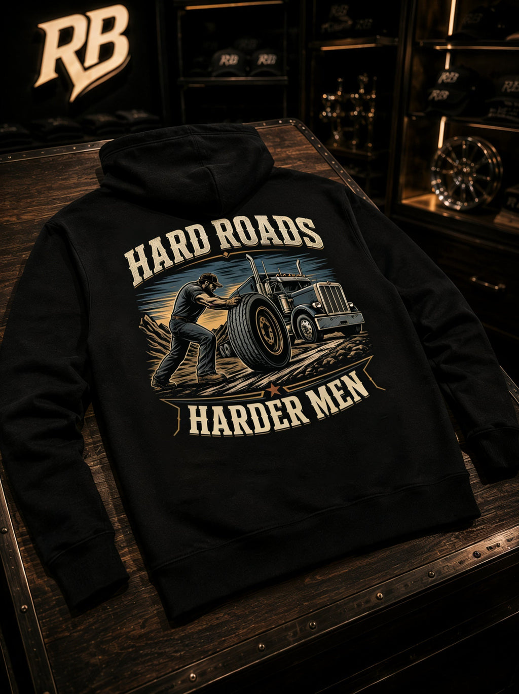 Hard Roads Harder Men – Hoodie