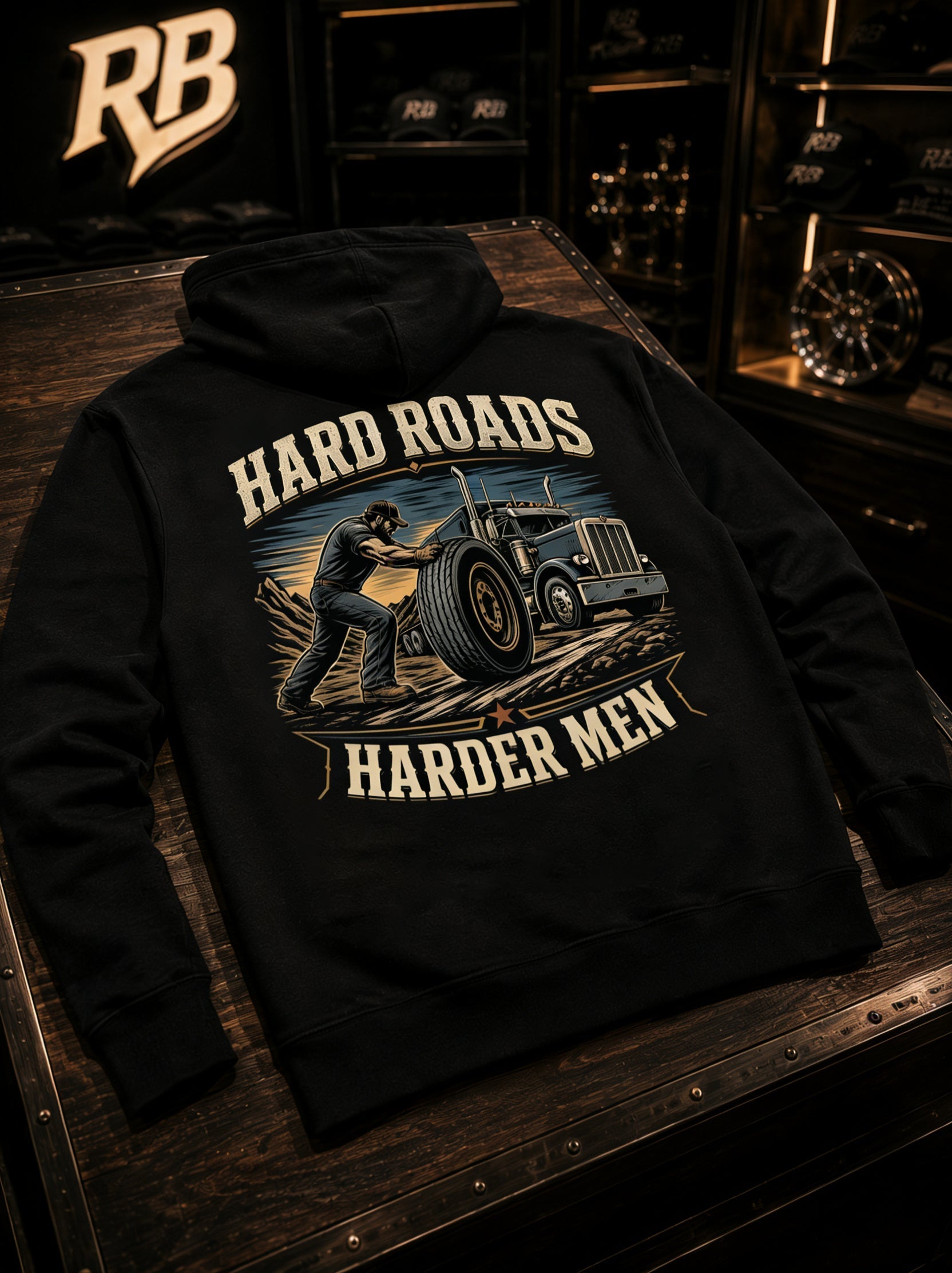 Hard Roads Harder Men – Hoodie