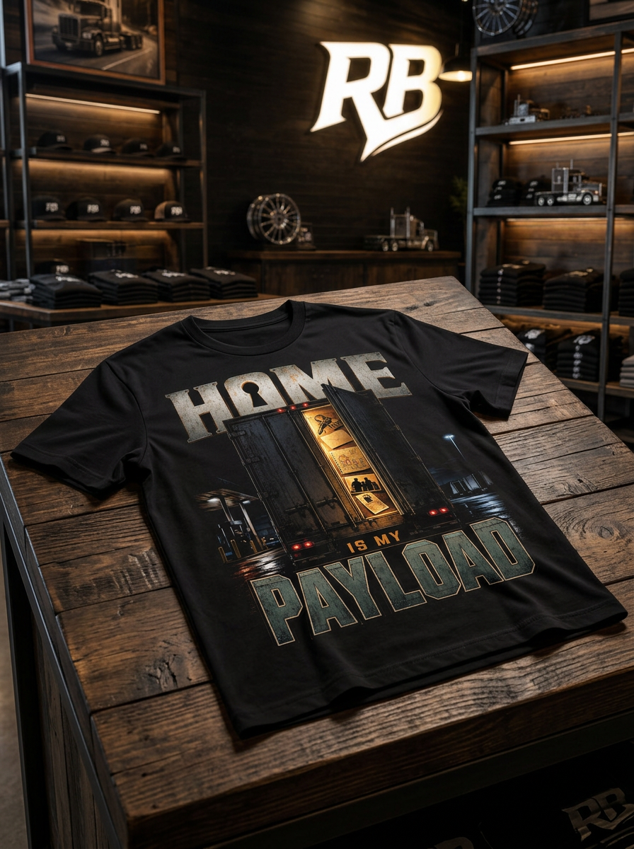 Home Is My Payload - Tee Front Back