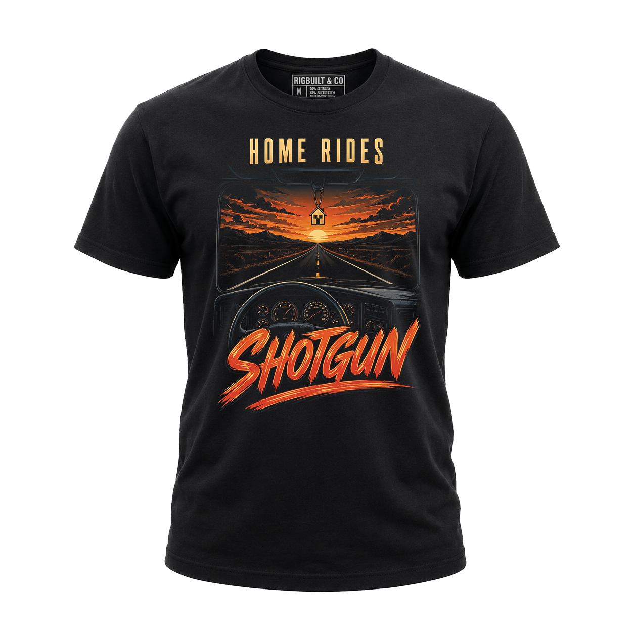 Home Rides Shotgun - Tee Front