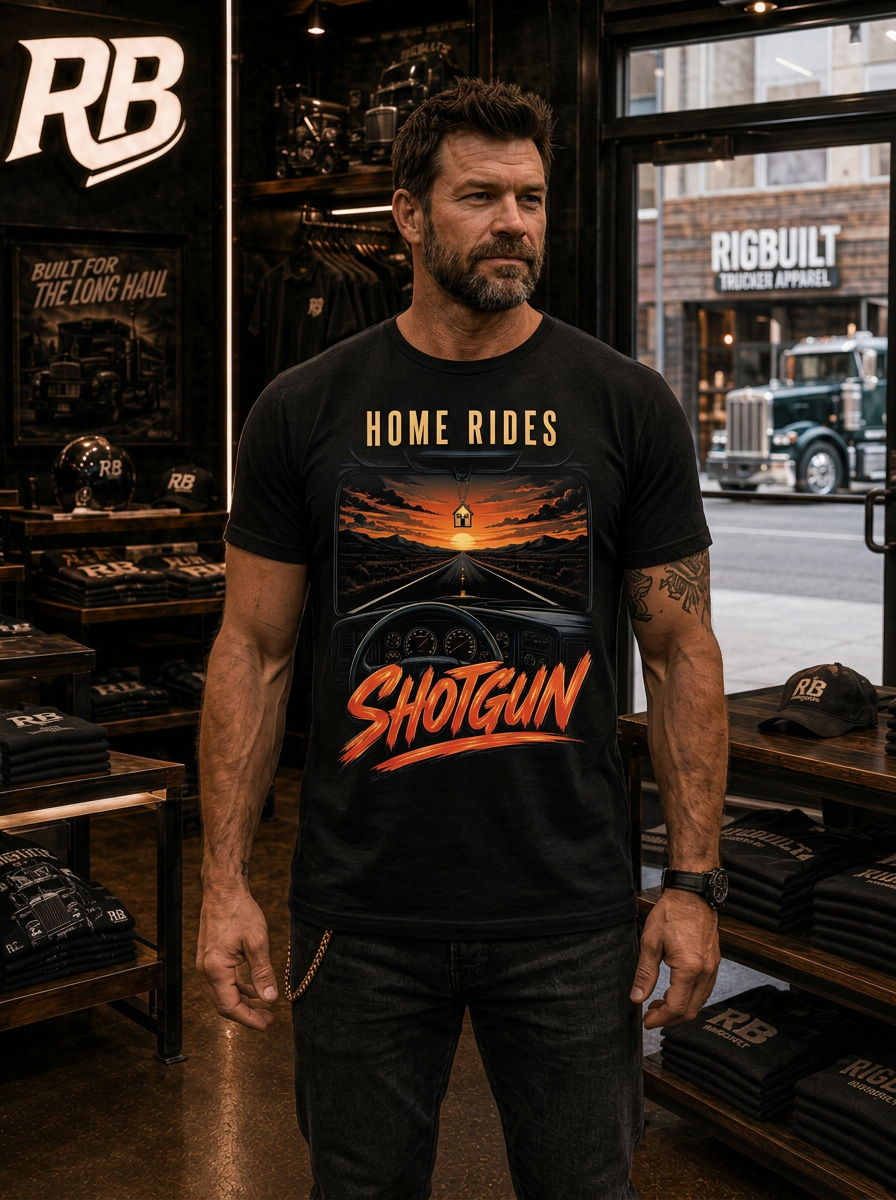 Home Rides Shotgun - Tee Front
