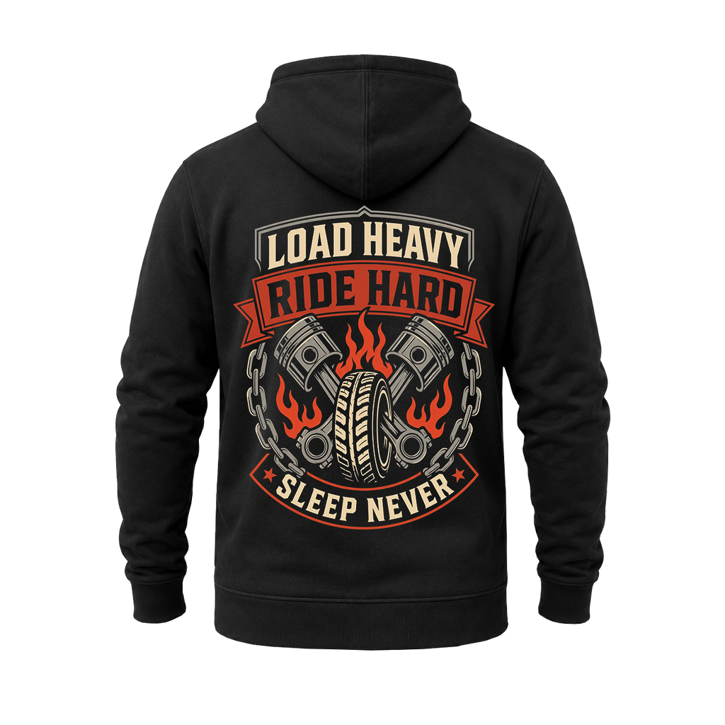 Load Heavy Ride Hard – Hoodie